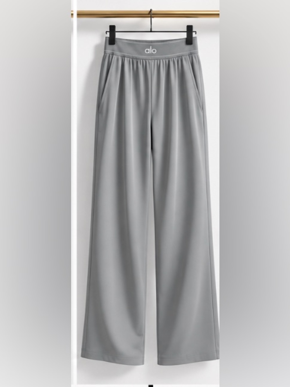 Grey Alo Suit Up Trouser (Regular)